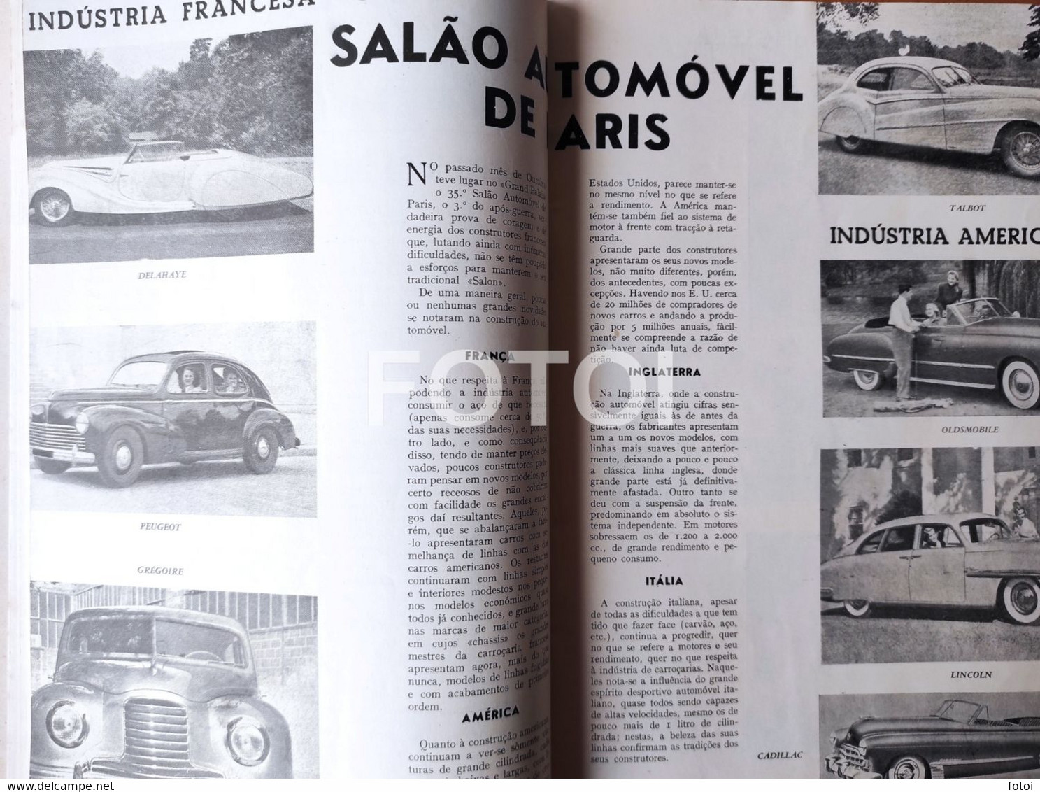 1948 FORD PREFECT DELAHAYE STANDARD VANGUARD PORTO ACP AUTOMOVEL CLUB PORTUGAL MAGAZINE