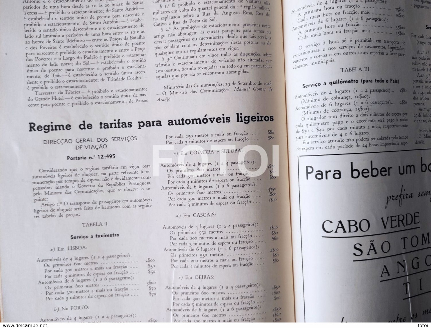 1948 FORD PREFECT DELAHAYE STANDARD VANGUARD PORTO ACP AUTOMOVEL CLUB PORTUGAL MAGAZINE