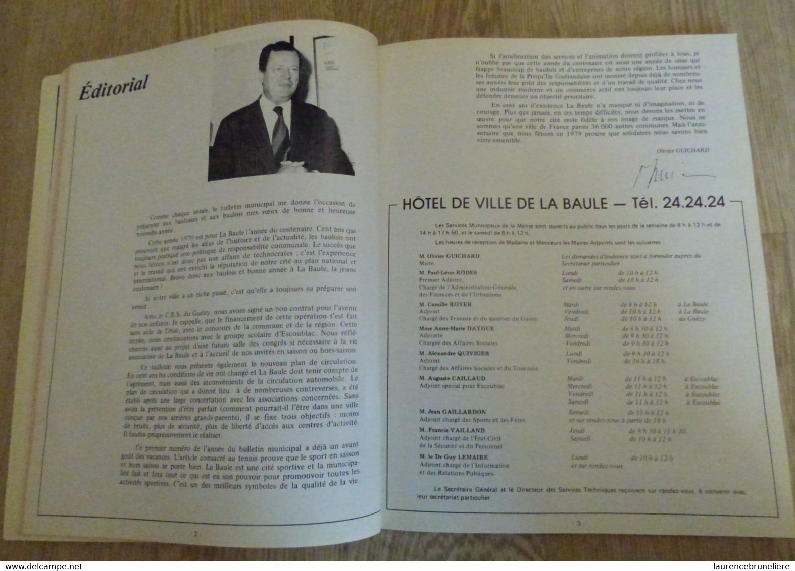 44 -   LA BAULE-ESCOUBLAC  - BULLETIN MUNICIPAL DE 1978 - Dépliants Turistici