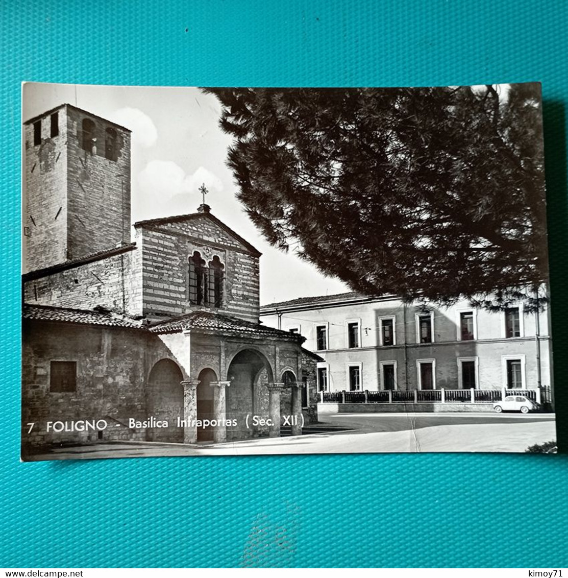 Cartolina Foligno - Basilica Infraportas. Viaggiata - Foligno