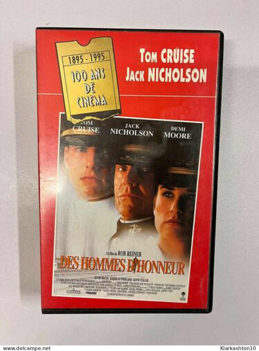 Des Hommes D'Honneur Tom Cruise Jack Nicholson VHS Cassette Vidéo - Autres & Non Classés
