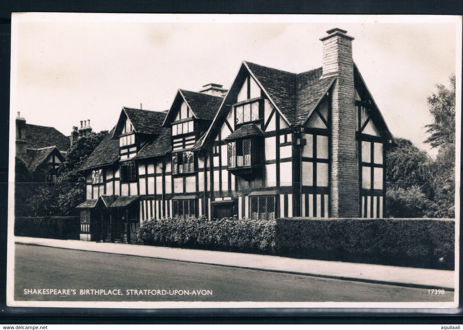 Stratford On Avon, England. "Shakespeare's Birthplace". 1957 Postcard. - Stratford Upon Avon