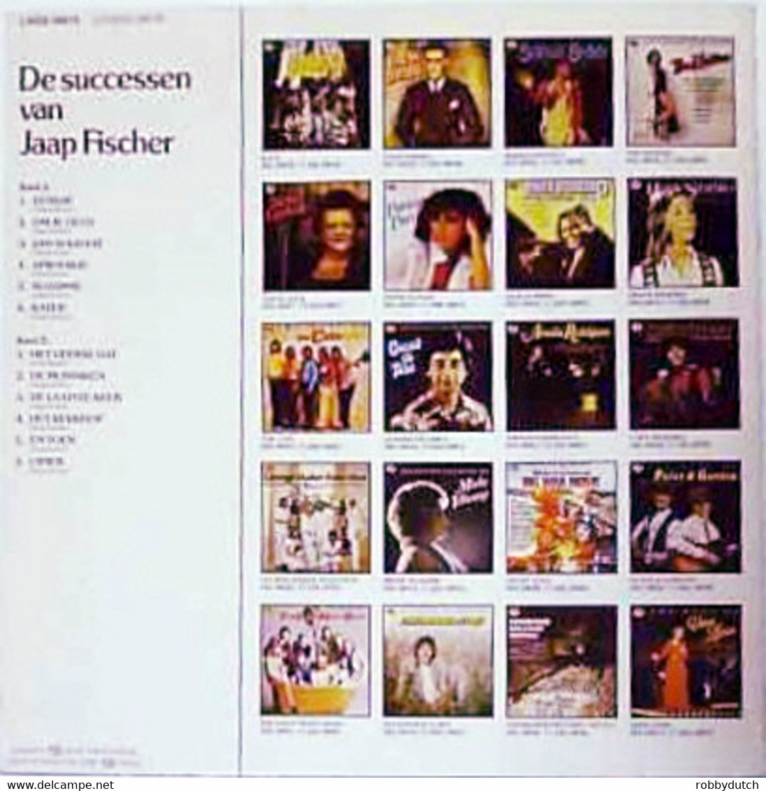 * LP * DE SUCCESSEN VAN JAAP FISCHER (Holland (Holland 1980 EX!) - Autres - Musique Néerlandaise