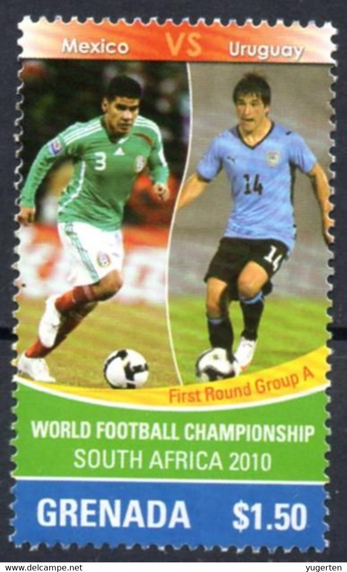 GRENADA - 1v - MNH - Mexico Vs Uruguay - FIFA Football World Cup - South Africa 2010 - Fußball Futebol - 2010 – África Del Sur