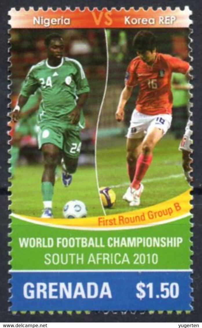 GRENADA - 1v - MNH - Nigeria Vs Korea REP - FIFA Football World Cup - South Africa 2010 - Fußball Futebol - 2010 – Südafrika