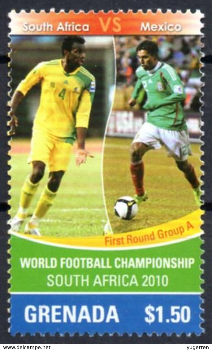 GRENADA - 1v - MNH - South Africa Vs Mexico - FIFA Football World Cup - South Africa 2010 - Fußball Futebol - 2010 – África Del Sur