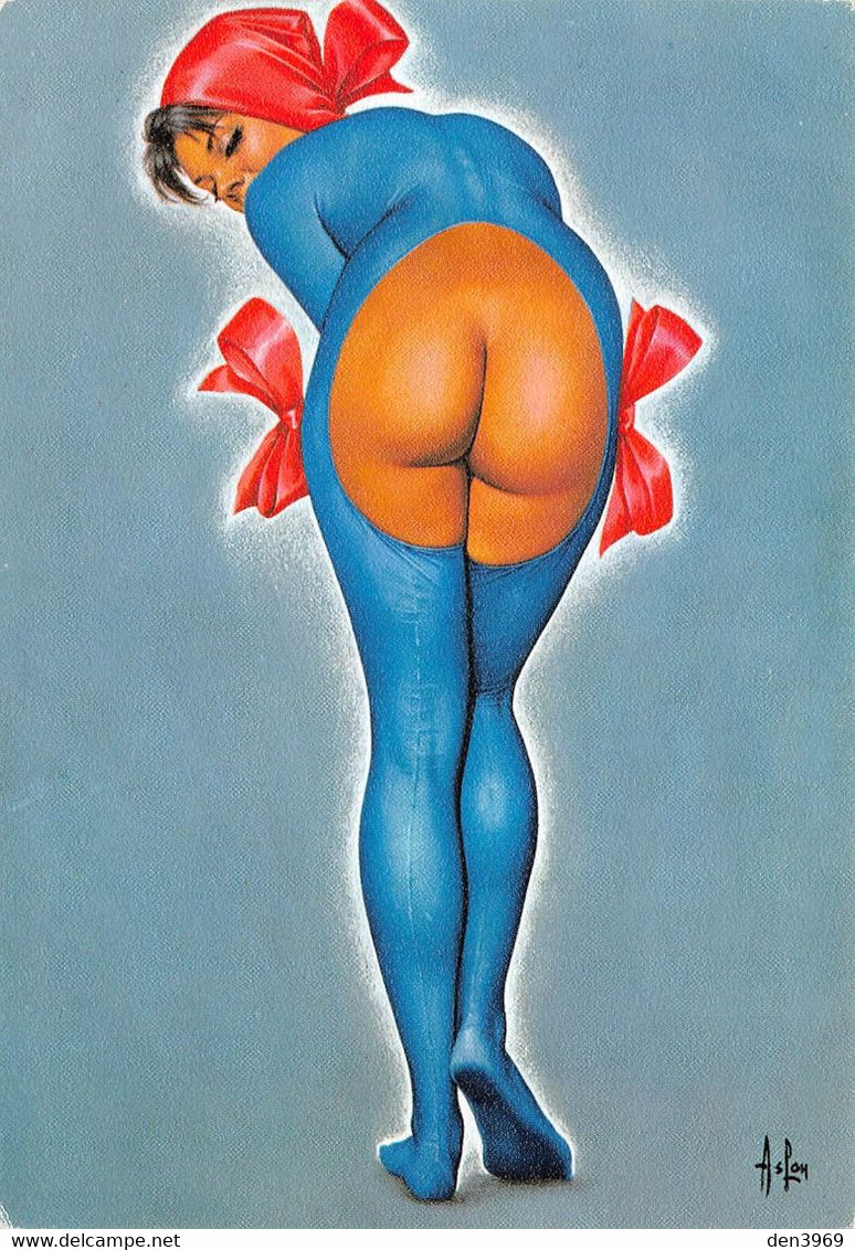 Nu D'ASLAN - Denise - L'Oeuf De Pâques - Fesses, Bas, Collants - Editions Krisarts N'8, 1969 - Aslan