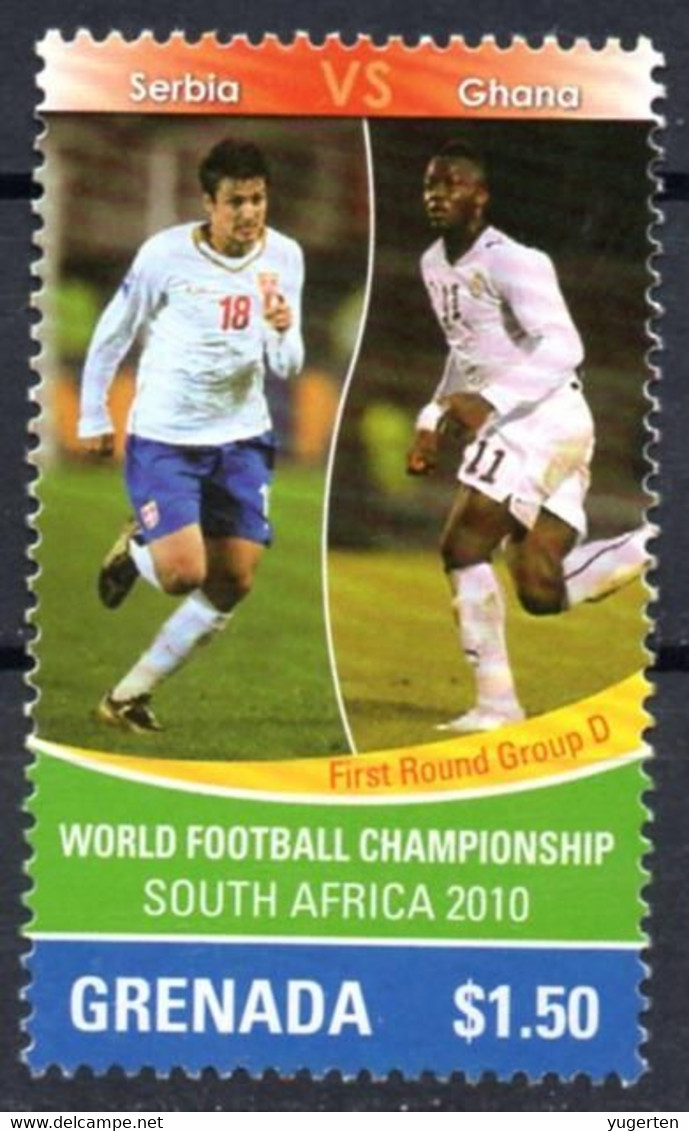 GRENADA - 1v - MNH - Serbia Vs Ghana - FIFA Football World Cup - South Africa 2010 - Fußball Futebol - 2010 – África Del Sur
