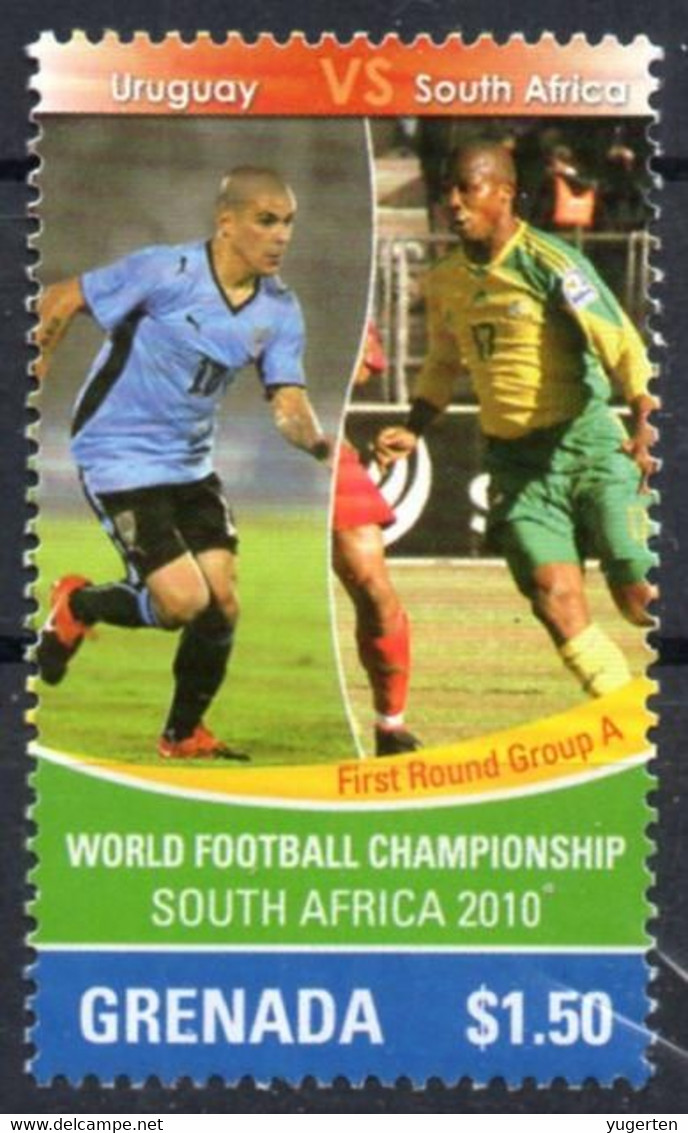 GRENADA - 1v - MNH - Uruguay Vs South Africa - FIFA Football World Cup - South Africa 2010 - Fußball Futebol - 2010 – South Africa