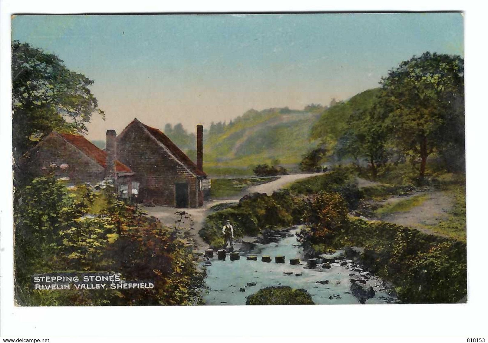 Sheffield   STEPPING STONES , RIVELIN VALLEY  1924 - Sheffield