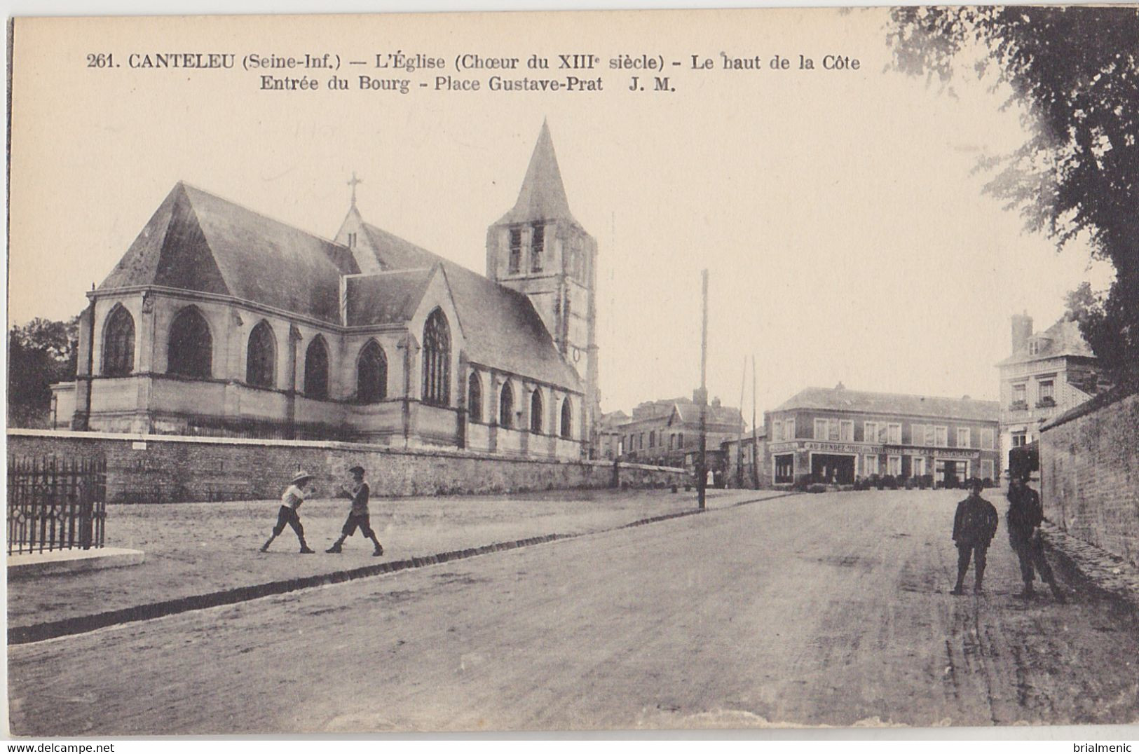 CANTELEU  L'église Et Entrée Du Bourg - Canteleu