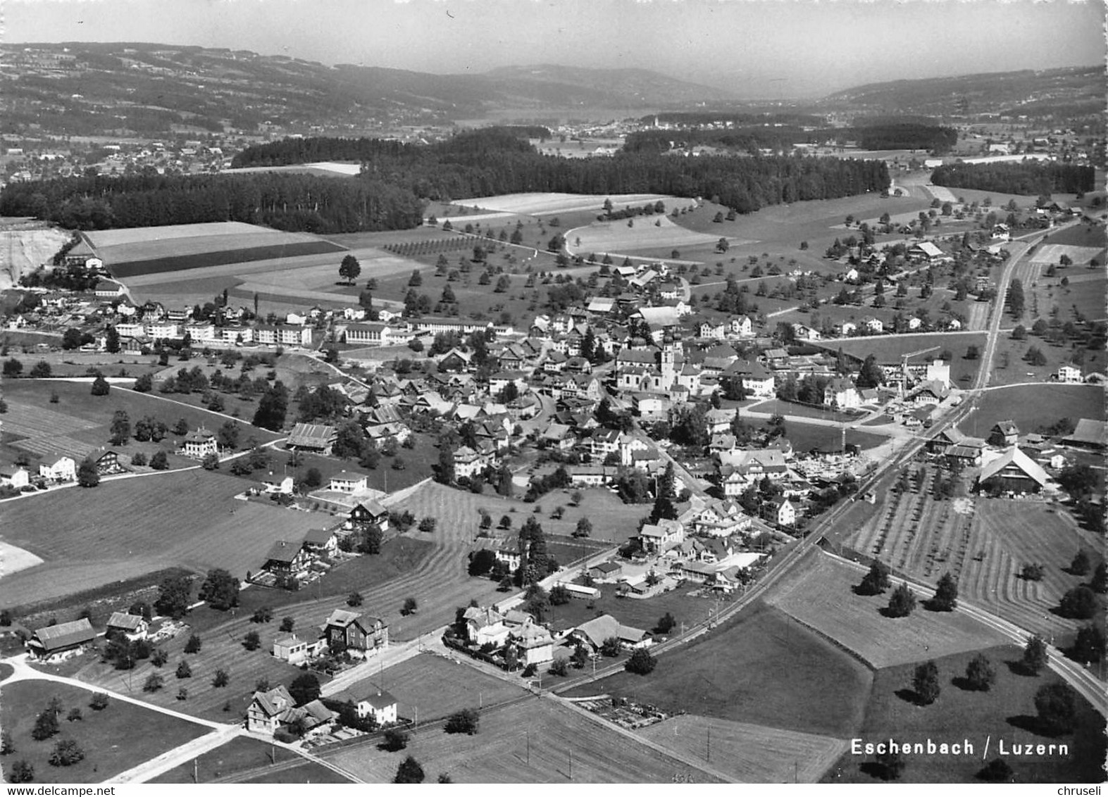 Eschenbach LU  Fliegeraufnahme - Eschenbach