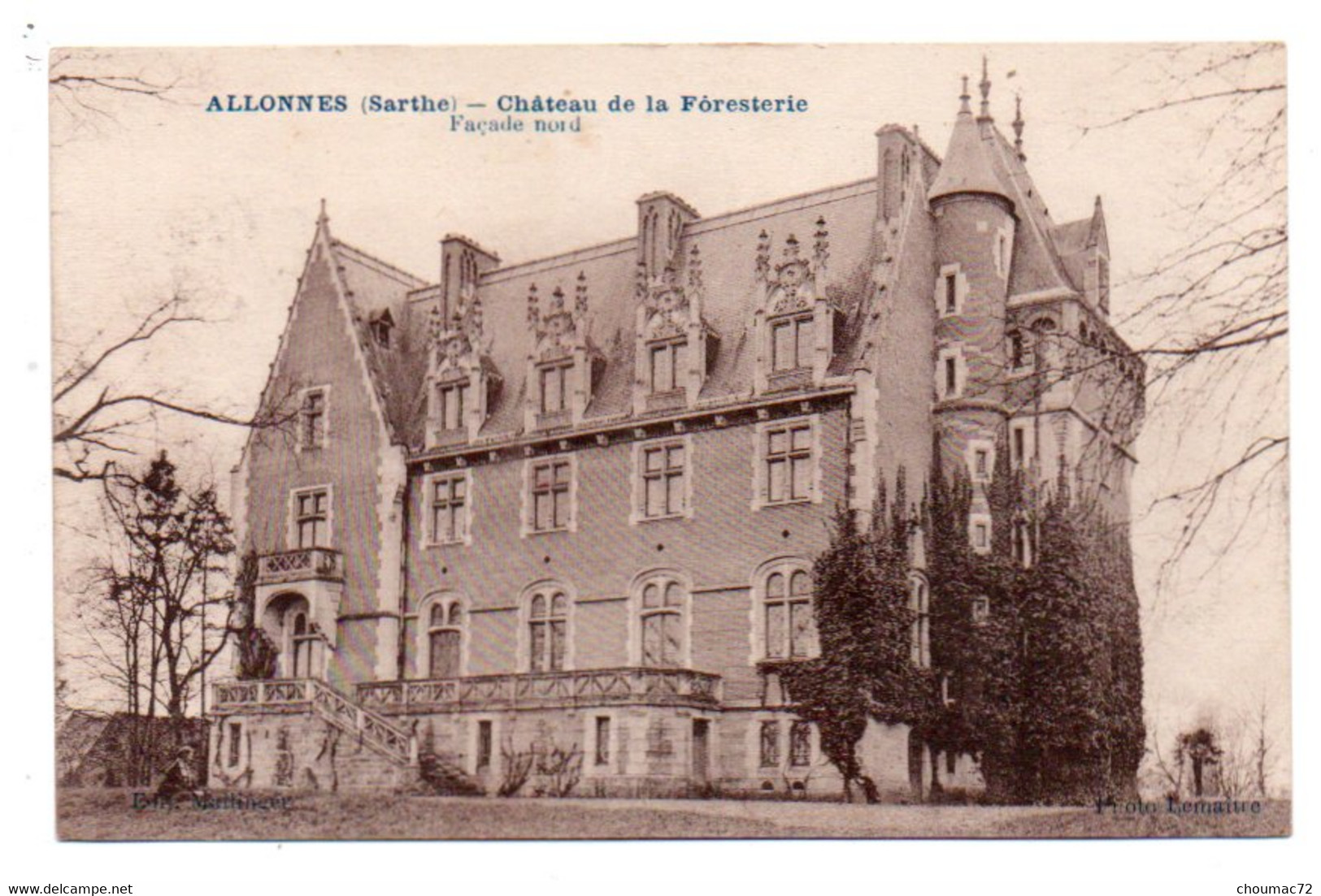 (72) 2453, Allonnes, Edit Mallinger, Château De La Foresterie - Allonnes