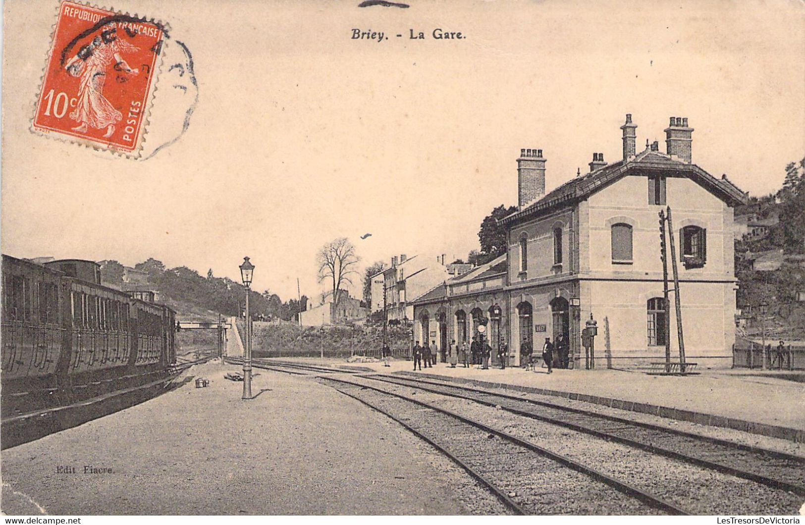 CPA - FRANCE - 54 - BRIEY - La Gare - éditeur Fiacre - Briey