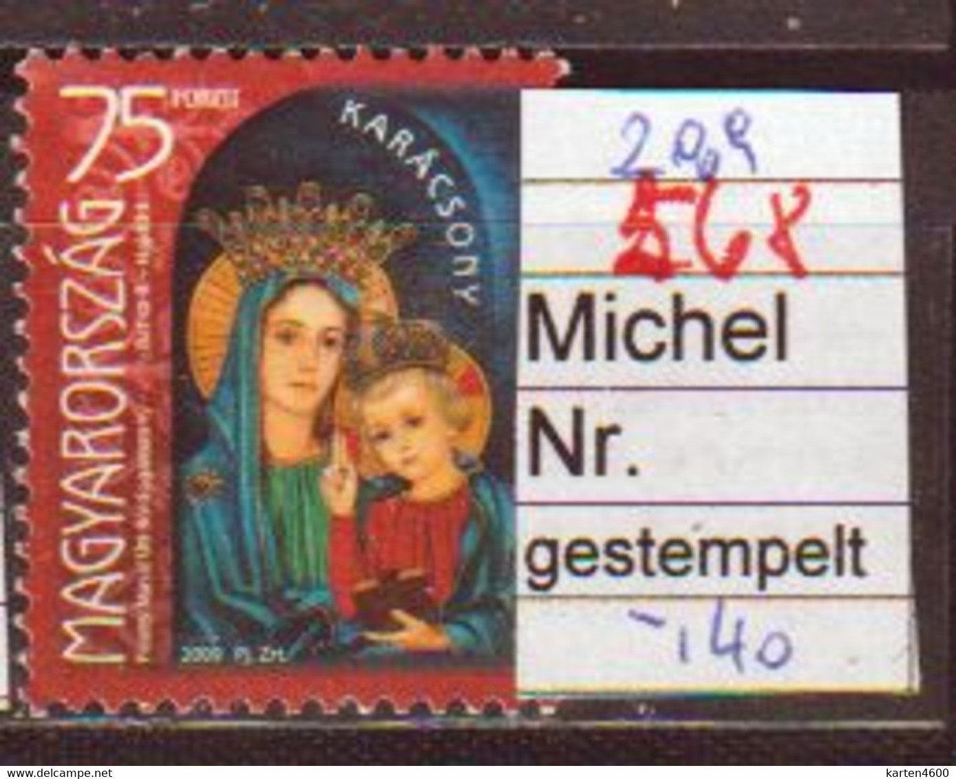 Weihnachten 2009 (568) - Used Stamps