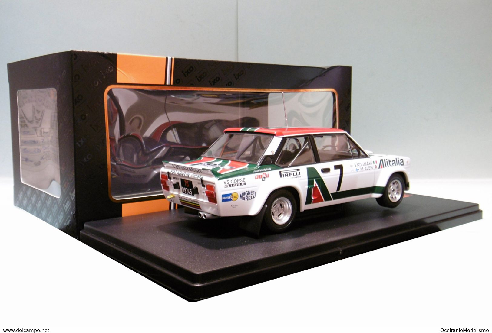 Ixo - FIAT 131 ABARTH #7 Rallye Acropolis 1978 Alen - Kivimäki Réf. 24RAL003B Neuf NBO 1/24 - Sonstige & Ohne Zuordnung