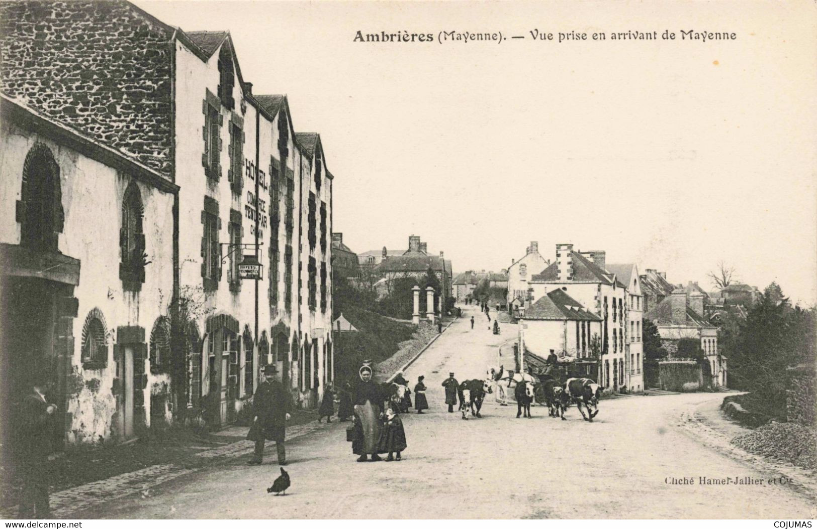 53 - AMBRIERES - S08590 - Vue Prise En Arrivant De Mayenne - L1 - Ambrieres Les Vallees