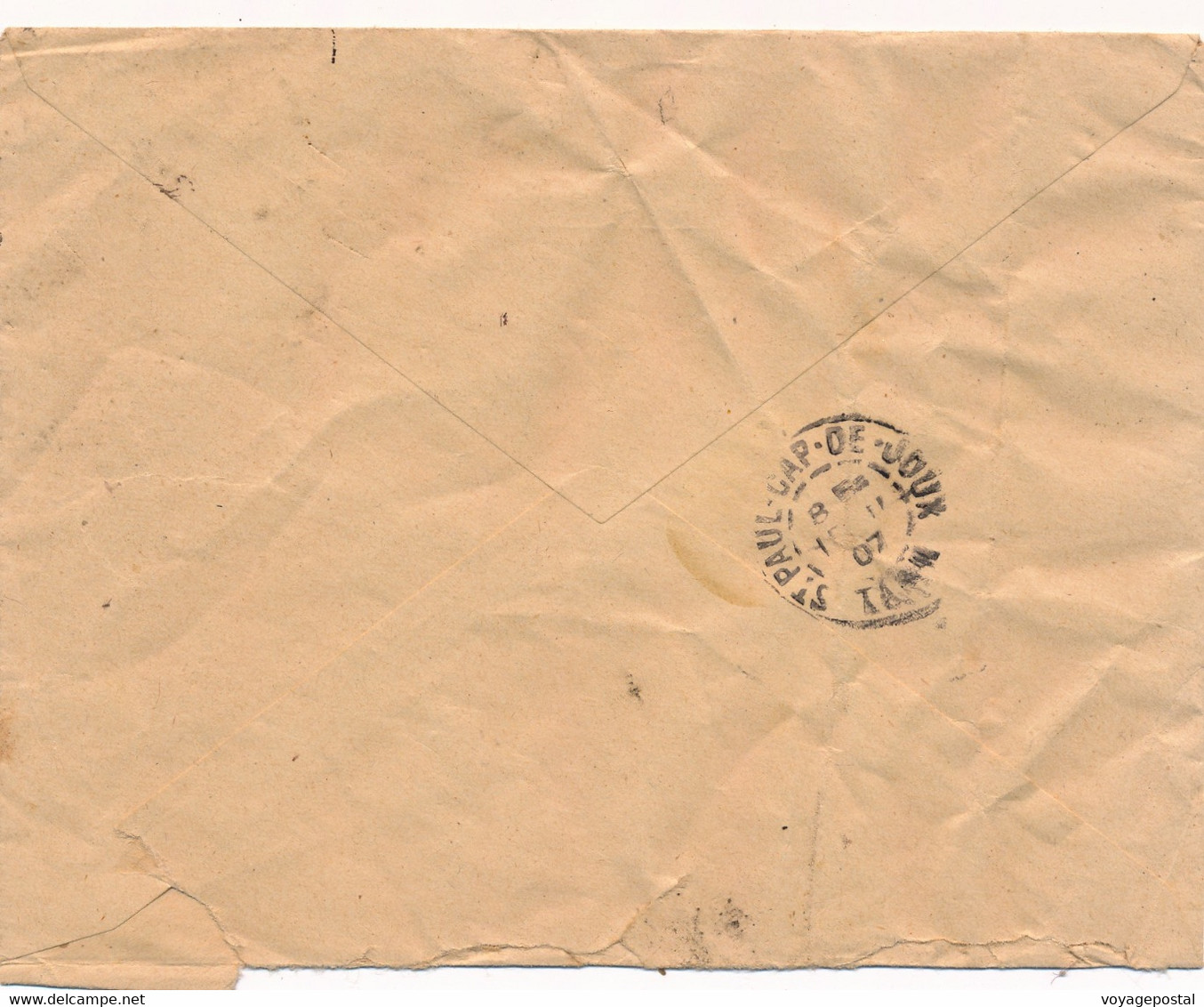 LETTRE PERFORE CREDIT LYONNAIS AGENCE DE CASTRES TARN SEMEUSE PERFIN COVER - Covers & Documents