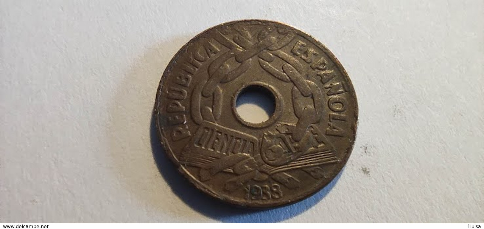 Spagna 25 Centimos 1938 - 25 Centesimi