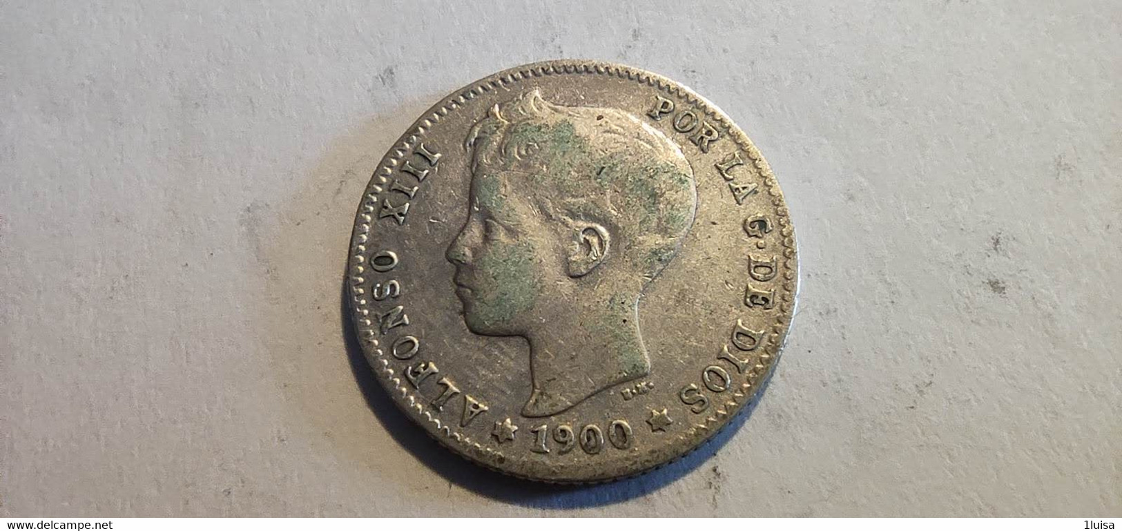 Spagna 1 Peseta 1900 - Zu Identifizieren