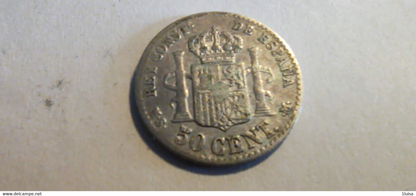 Spagna 50 Cent 1880 -  Collezioni