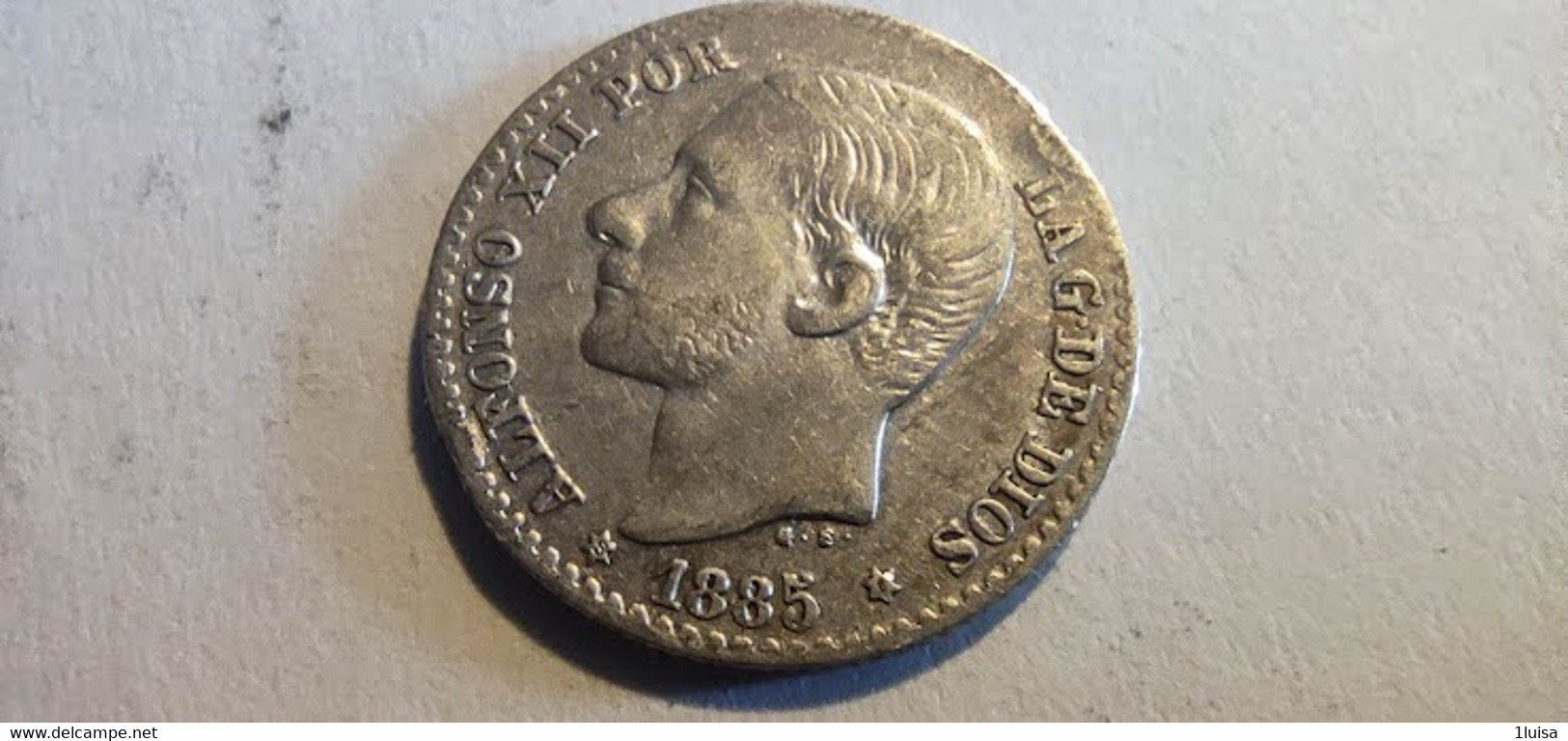 Spagna 50 Cent 1885 -  Collezioni