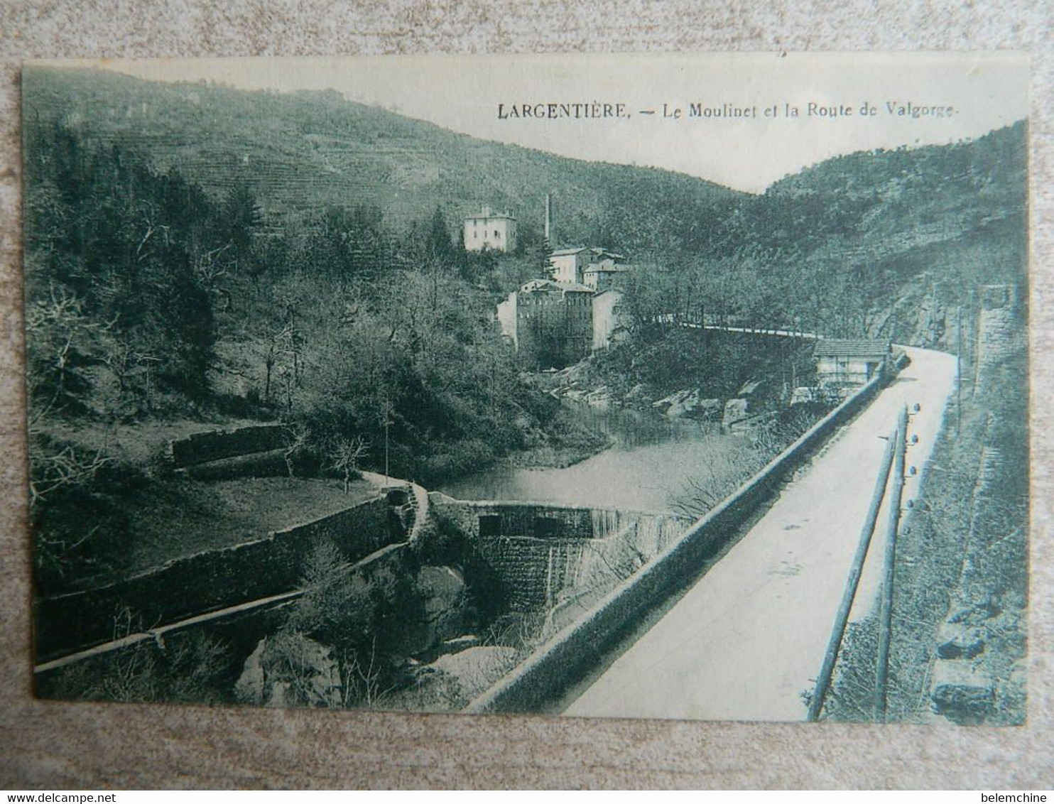 LARGENTIERE                    LE MOULINET ET LA ROUTE DE VALGORGE - Largentiere