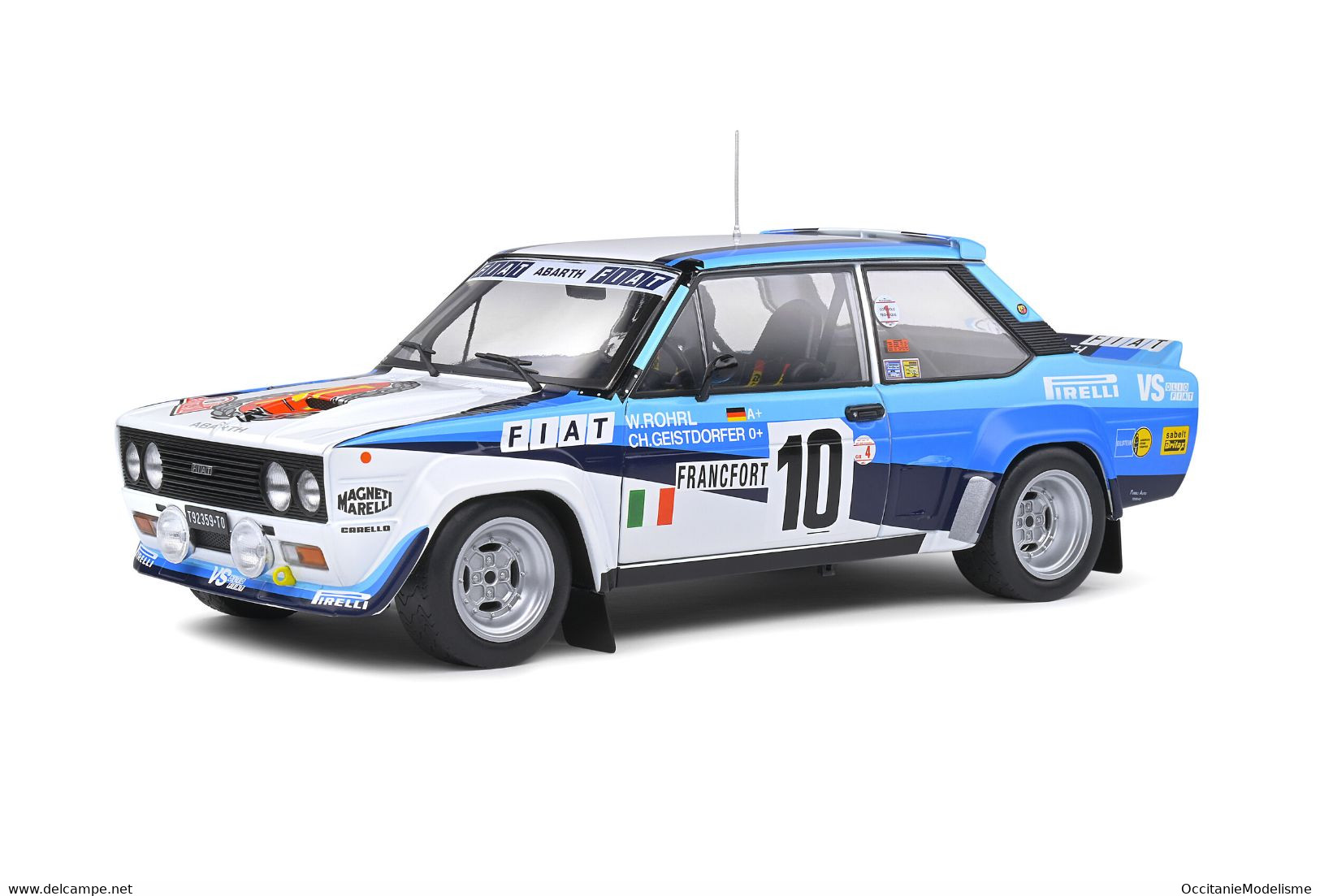 Solido - FIAT 131 ABARTH #10 Rallye Monte-Carlo 1980 Rohrl - Geistdorfer Réf. S1806001 Neuf NBO 1/18 - Solido