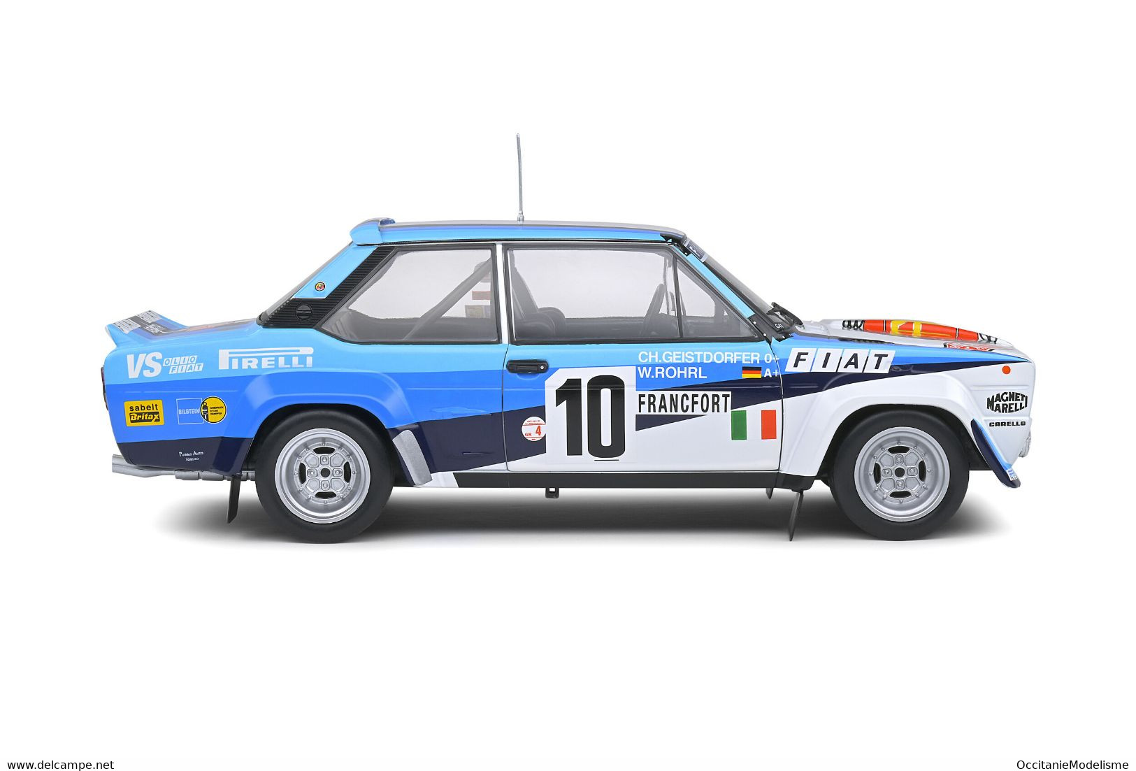 Solido - FIAT 131 ABARTH #10 Rallye Monte-Carlo 1980 Rohrl - Geistdorfer réf. S1806001 Neuf NBO 1/18