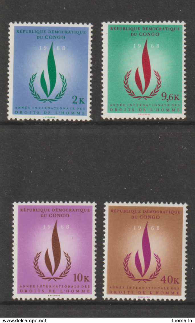 RDC OBP/COB 676-679 - MNH/** - FDC