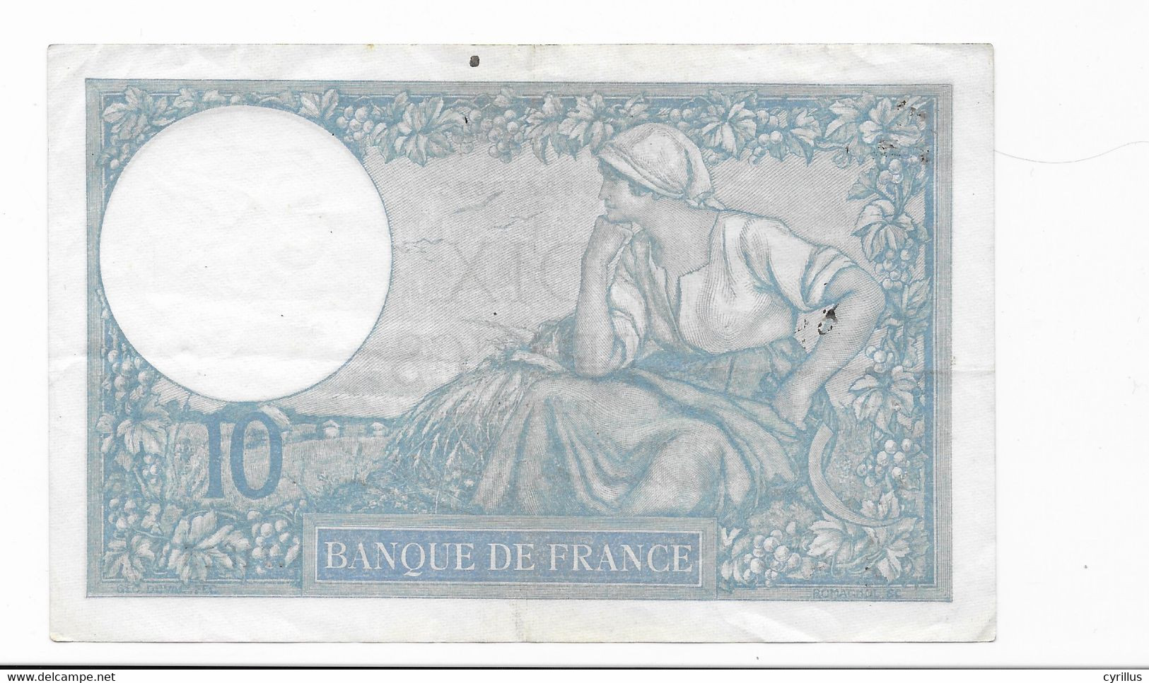 France - Billet De 10 Francs Type Minerve - KL.7-9 1939.KL - 10 F 1916-1942 ''Minerve''