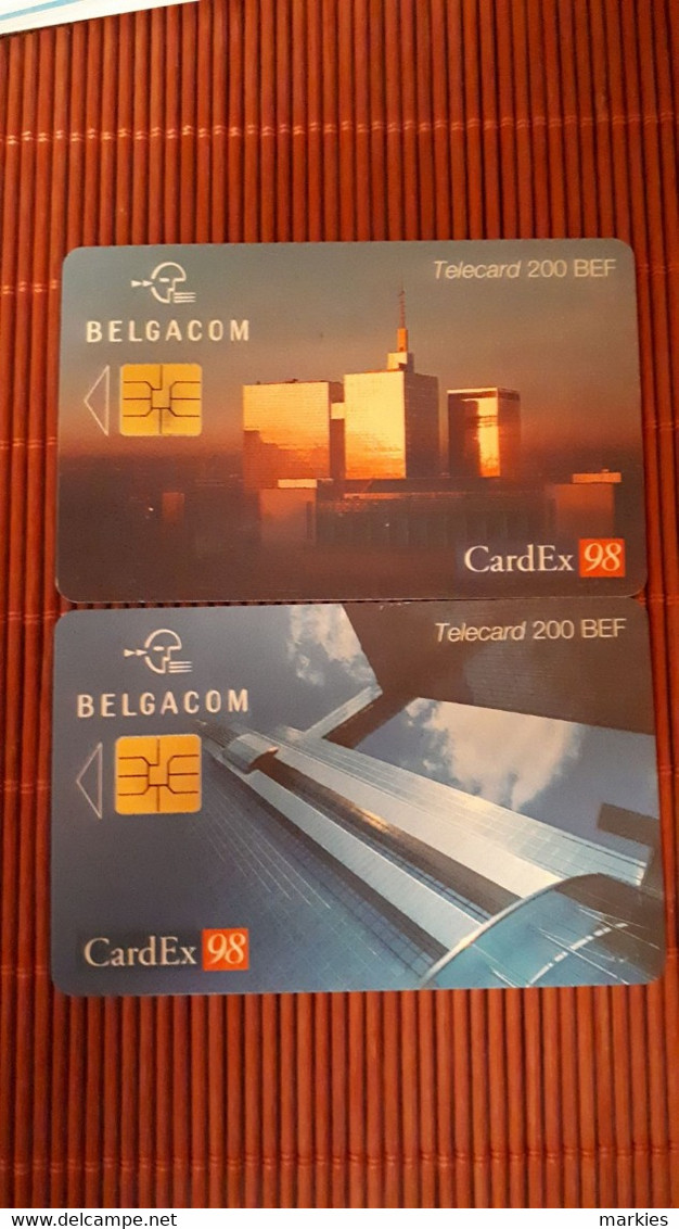 Set Cardex 92  Phonecads Belgium Rare - Herkunft Unbekannt