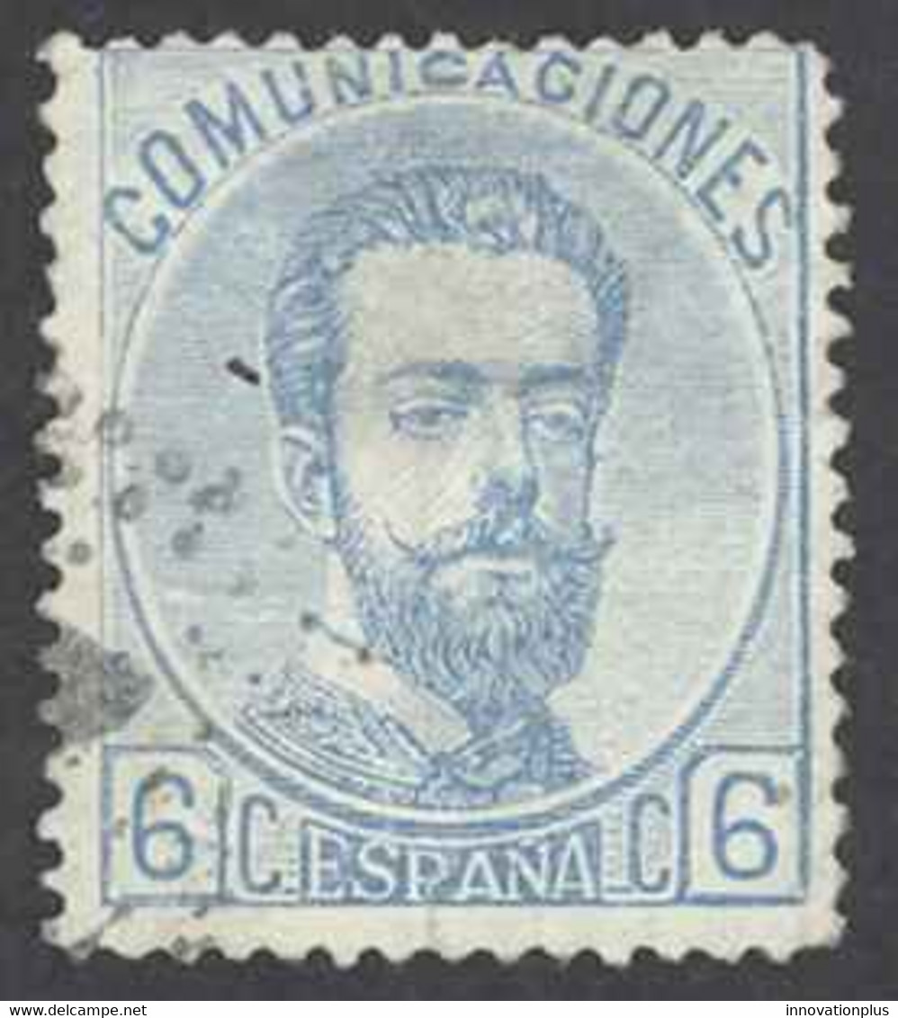 Spain Sc# 179 Used 1872-1873 6c King Amadeo - Used Stamps