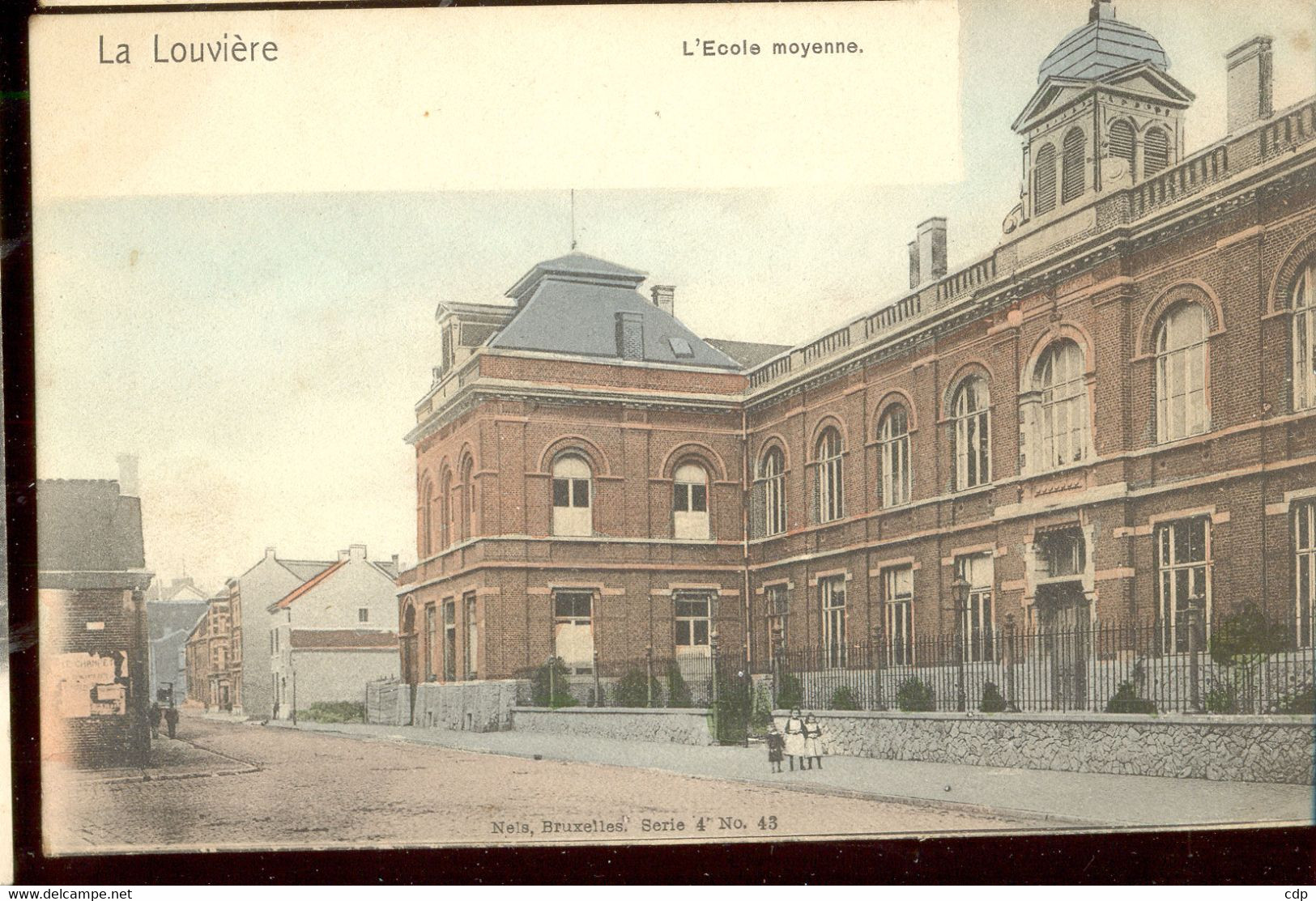 Cpa La Louvière  école - La Louvière