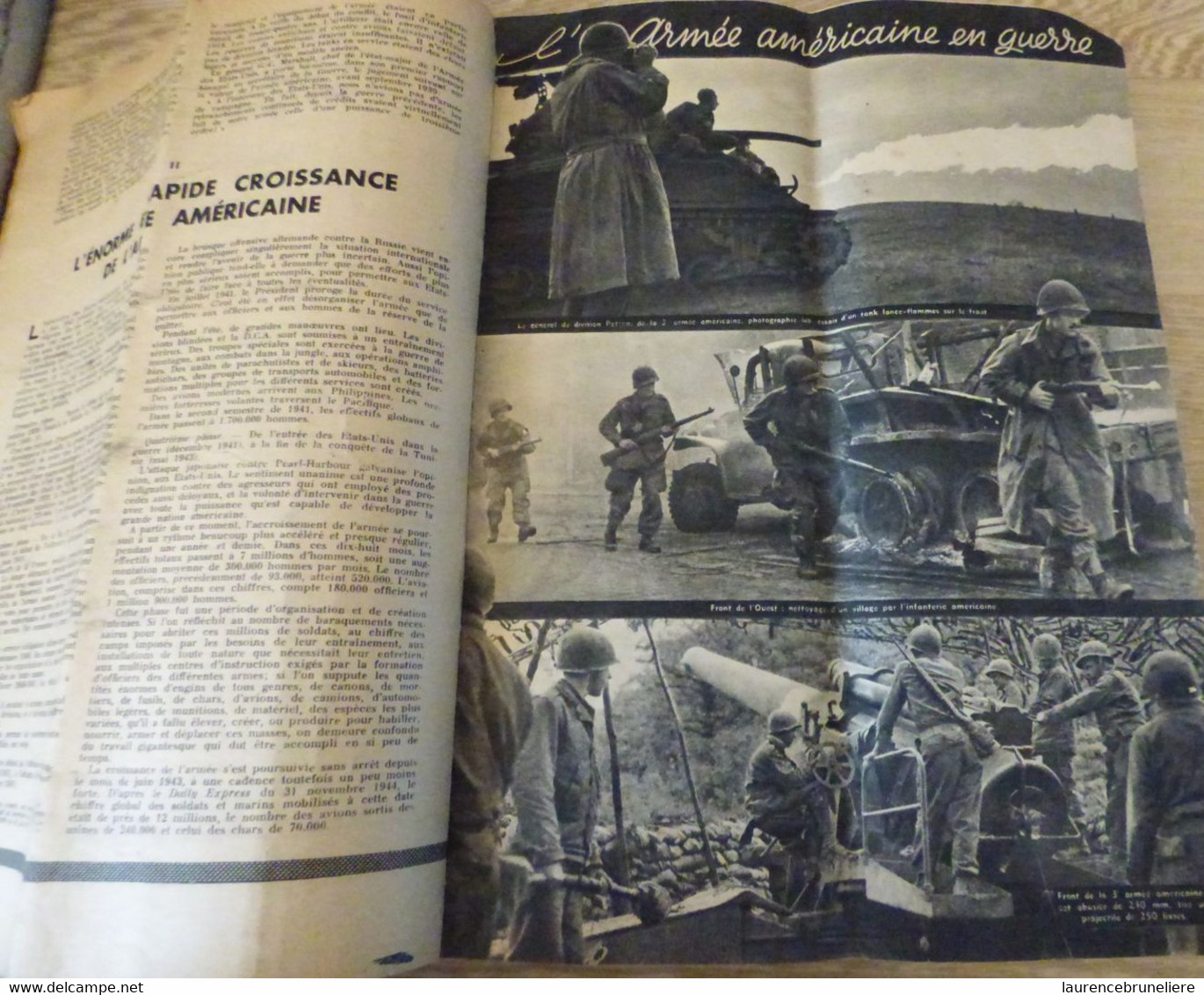 ROOSEVELT ET LA FRANCE EDITE PAR LA DIRECTION DES SERVICES DE PRESSE DU MINISTERE DE LA GUERRE - Französisch