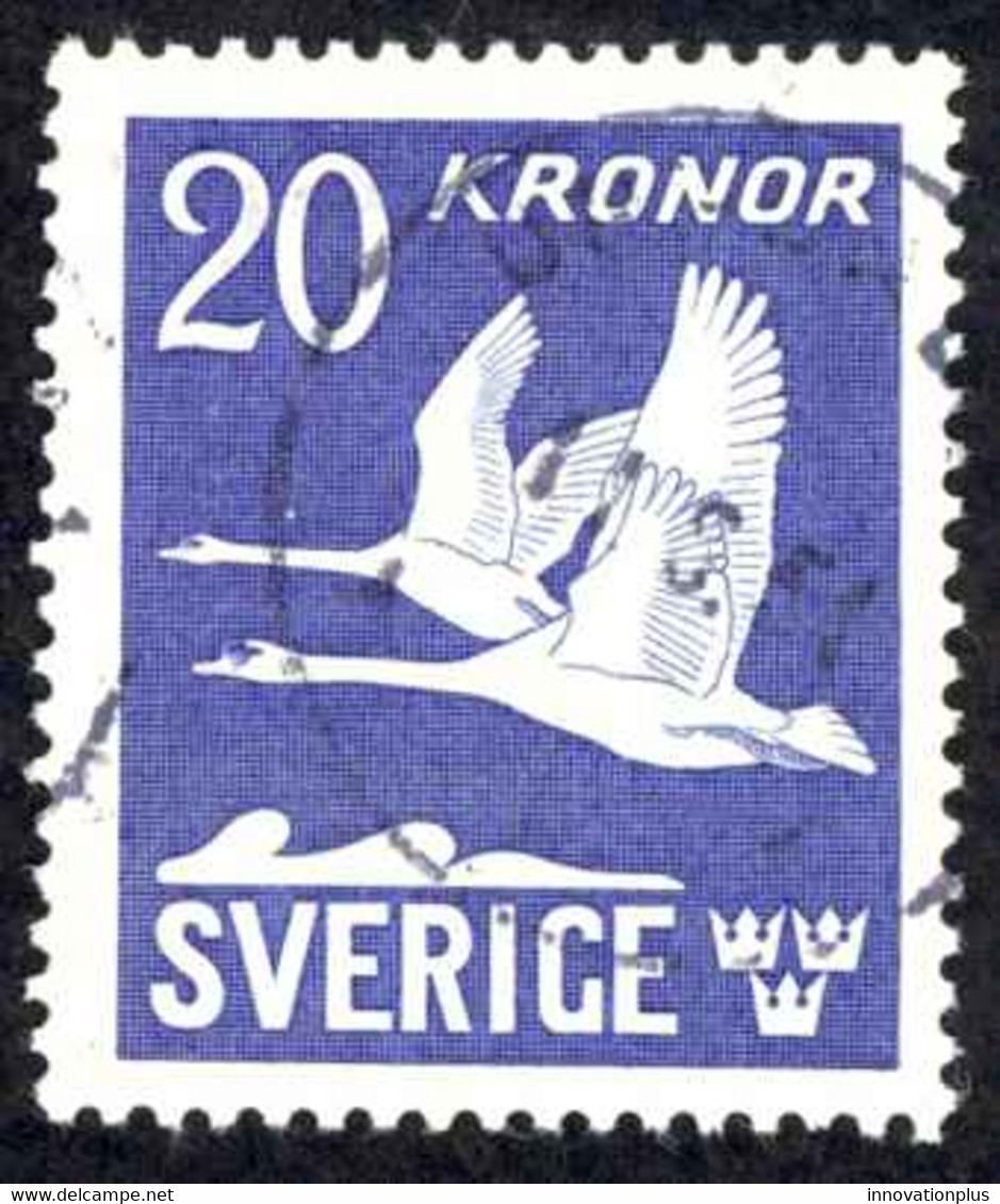 Sweden Sc# C8c Used (a) (perf 4 Sides) 1942 Air Post - Oblitérés