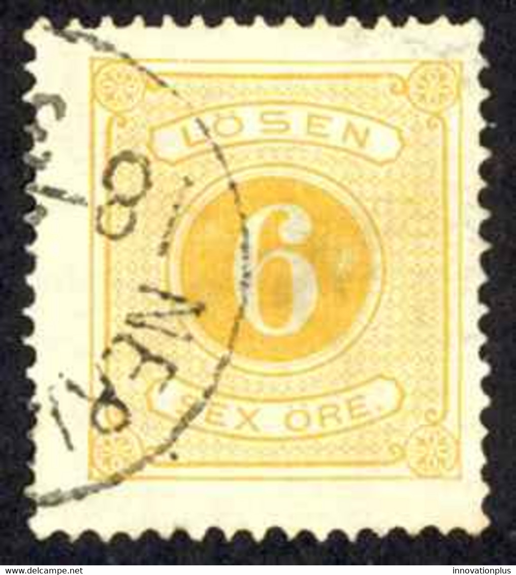 Sweden Sc# J4 Used (a) 1874 6o Postage Due - Impuestos