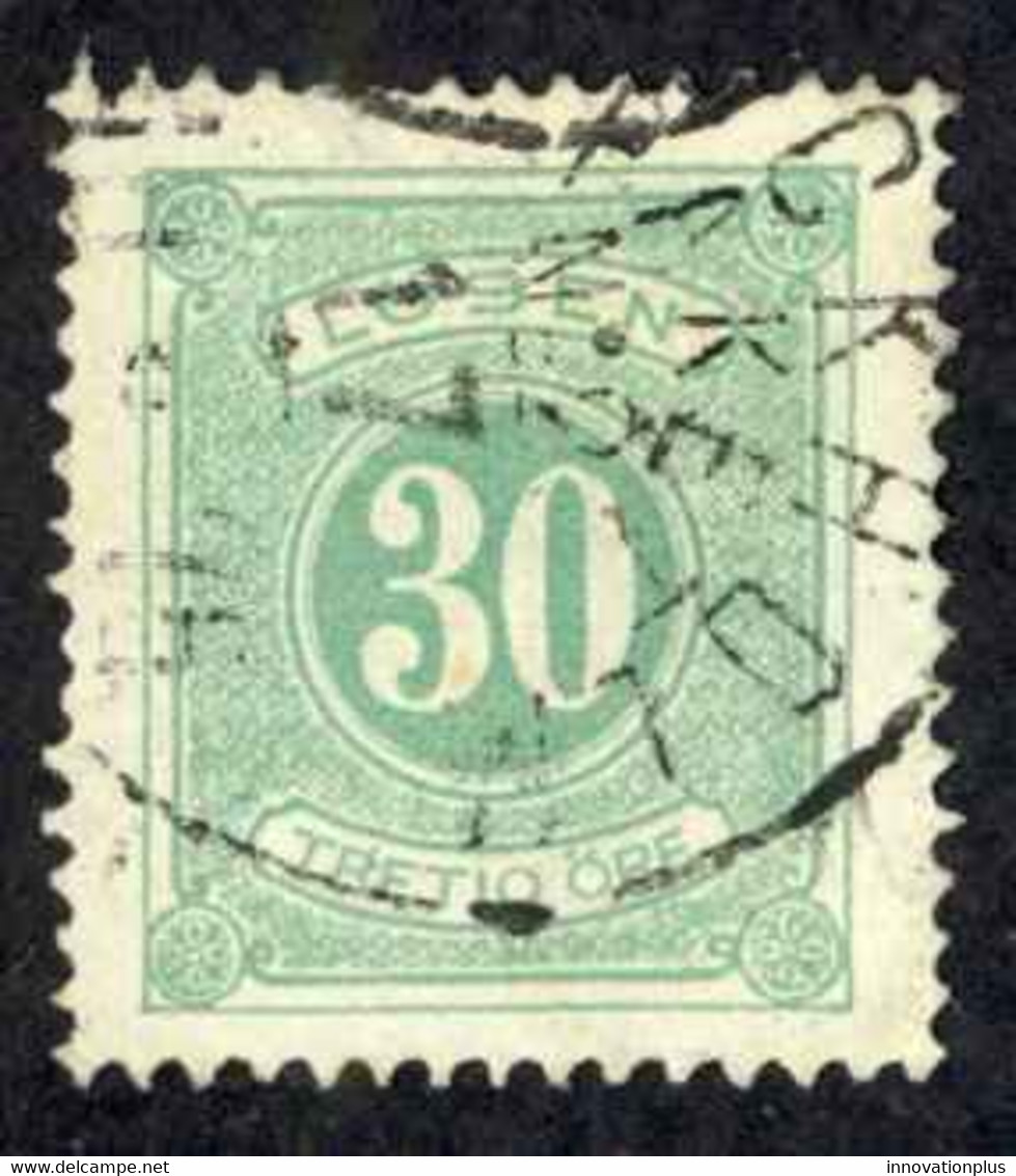 Sweden Sc# J9 Used 1874 30o Postage Due - Impuestos