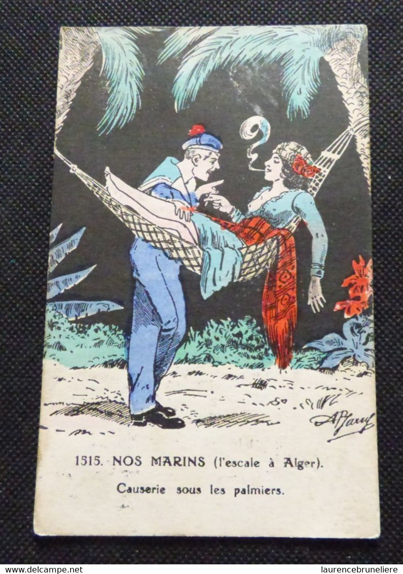 NOS MARINS (L'ESCALE A ALGER)  -   CAUSERIE SOUS LES PALMIERS - Humor