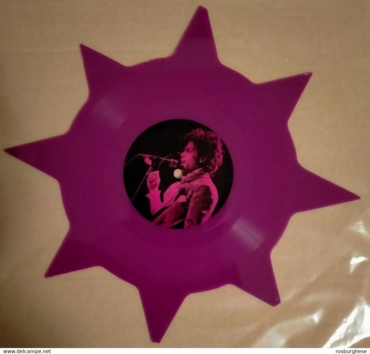 Prince Interview 1986 VINILE Shape Colore Viola A Forma Di Stella USATO - Limited Editions