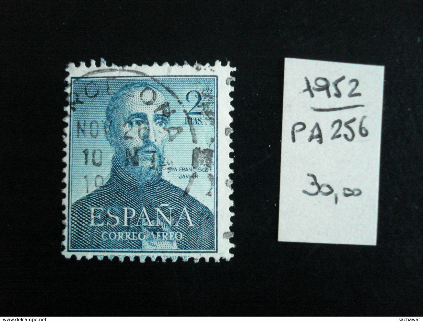 Espagne 1952 - 400 Ans Mort De Saint-François-Xavier - Y.T.  PA 256  - Oblitéré - Used - Gebruikt