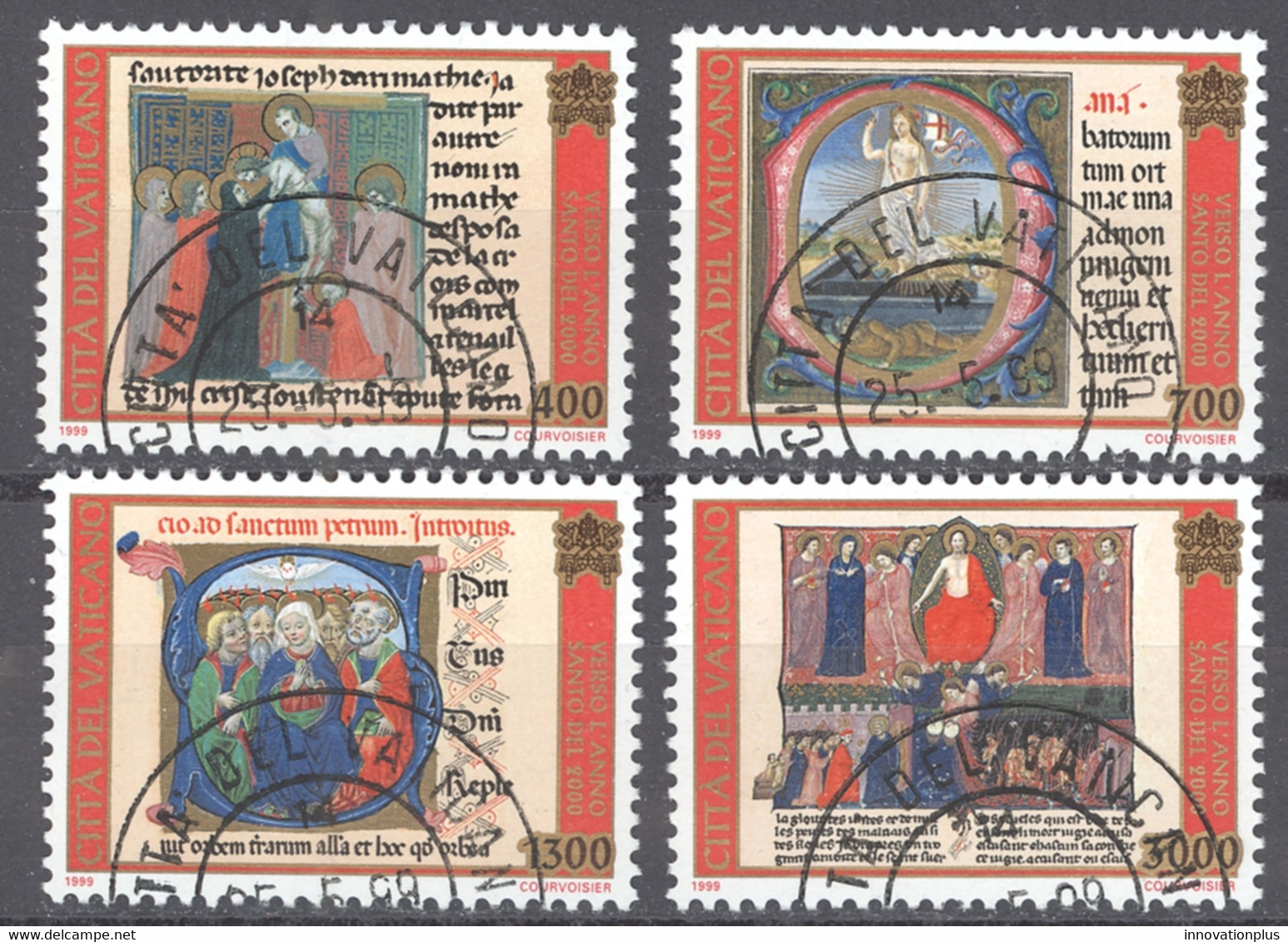 Vatican Sc# 1113-1116 FD Cancel 1999 Towards Holy Year 2000 - Used Stamps