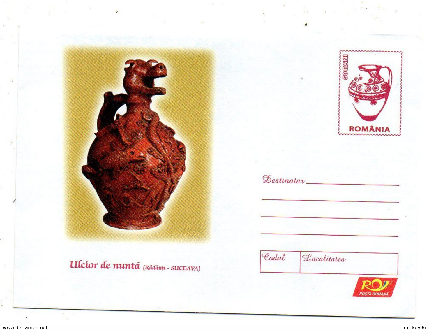 ROUMANIE----Entier Postal  Enveloppe NEUF ...--Ulcior De Nunta ..........à Saisir - Enteros Postales