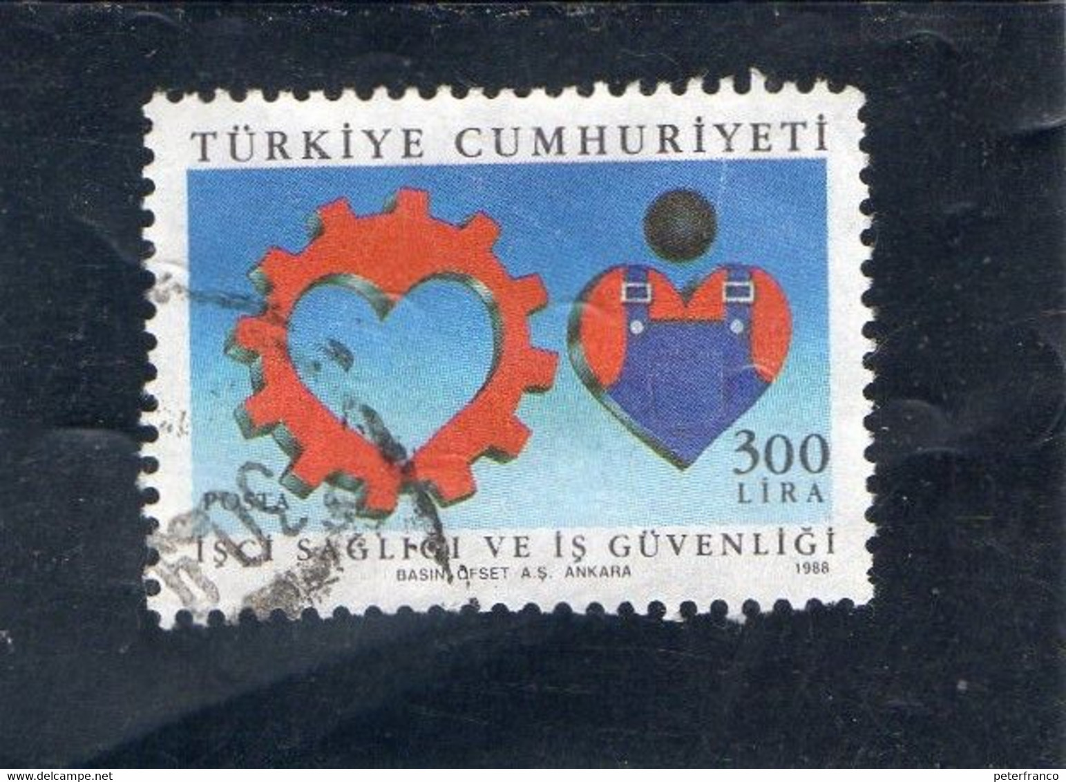 1988 Turchia - Sicurezza Sul Lavoro - Usados