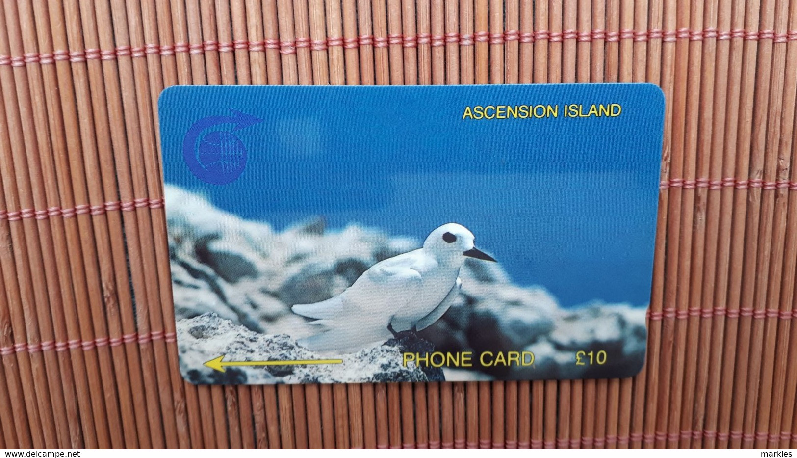 Ascession Island Bird IPhonecard  2CASB Used Rare - Ascension (Ile De L')