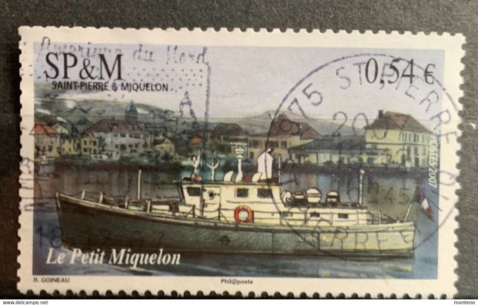 Saint Pierre Et Miquelon  2007   Y Rt T 908  O - Oblitérés