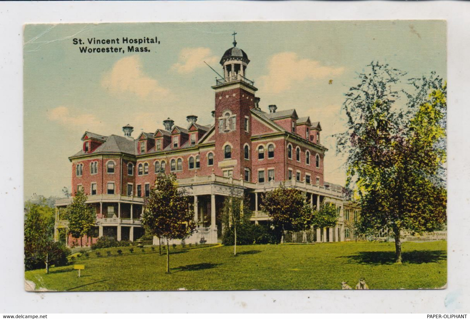 USA - MASSACHUSETTS - WORCESTER, St. Vincent Hospital, , 1911 - Worcester