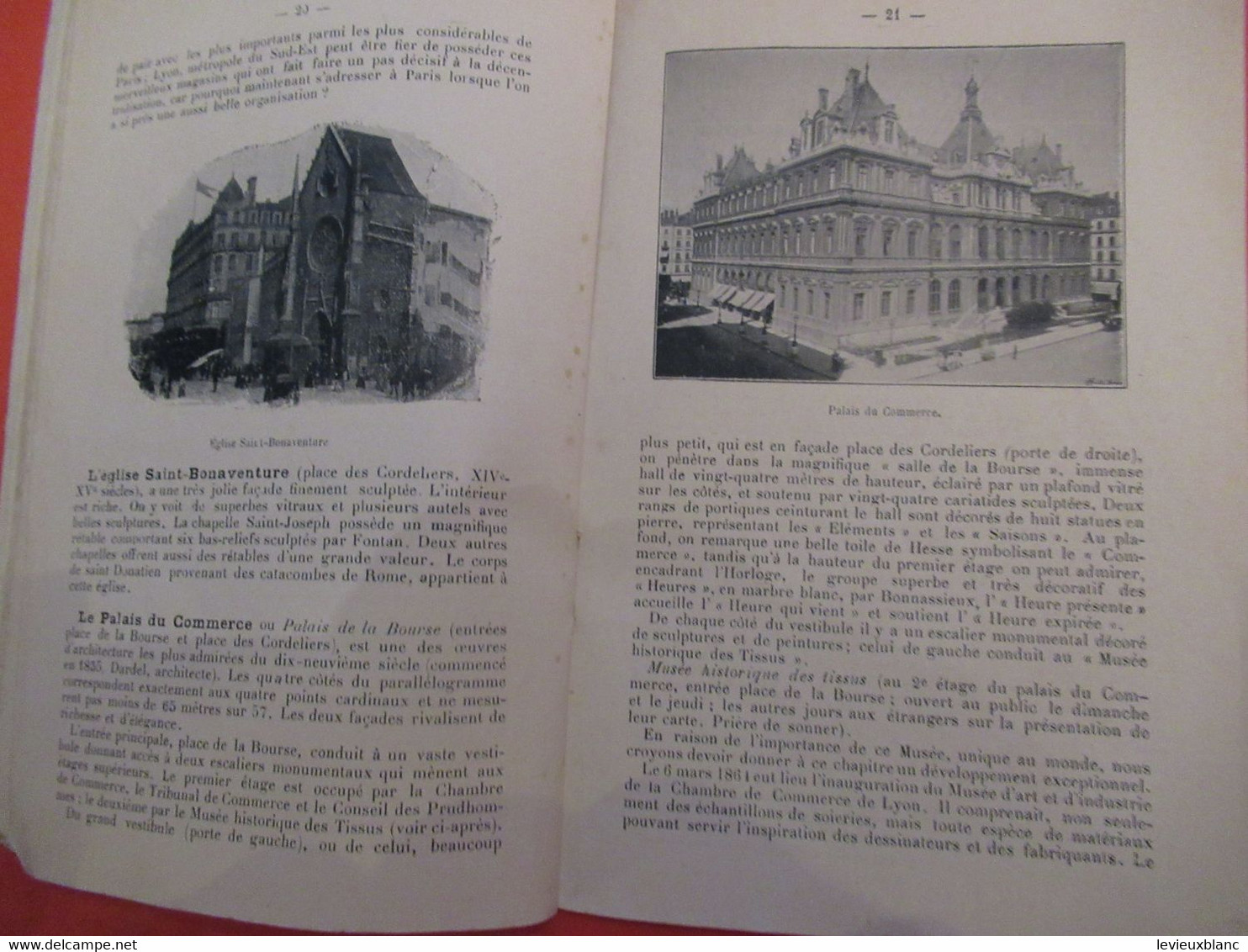 Guide indispensable à l'Etranger de passage à LYON/Principales curiosités de Lyon/ entre 1895/1905         PGC461