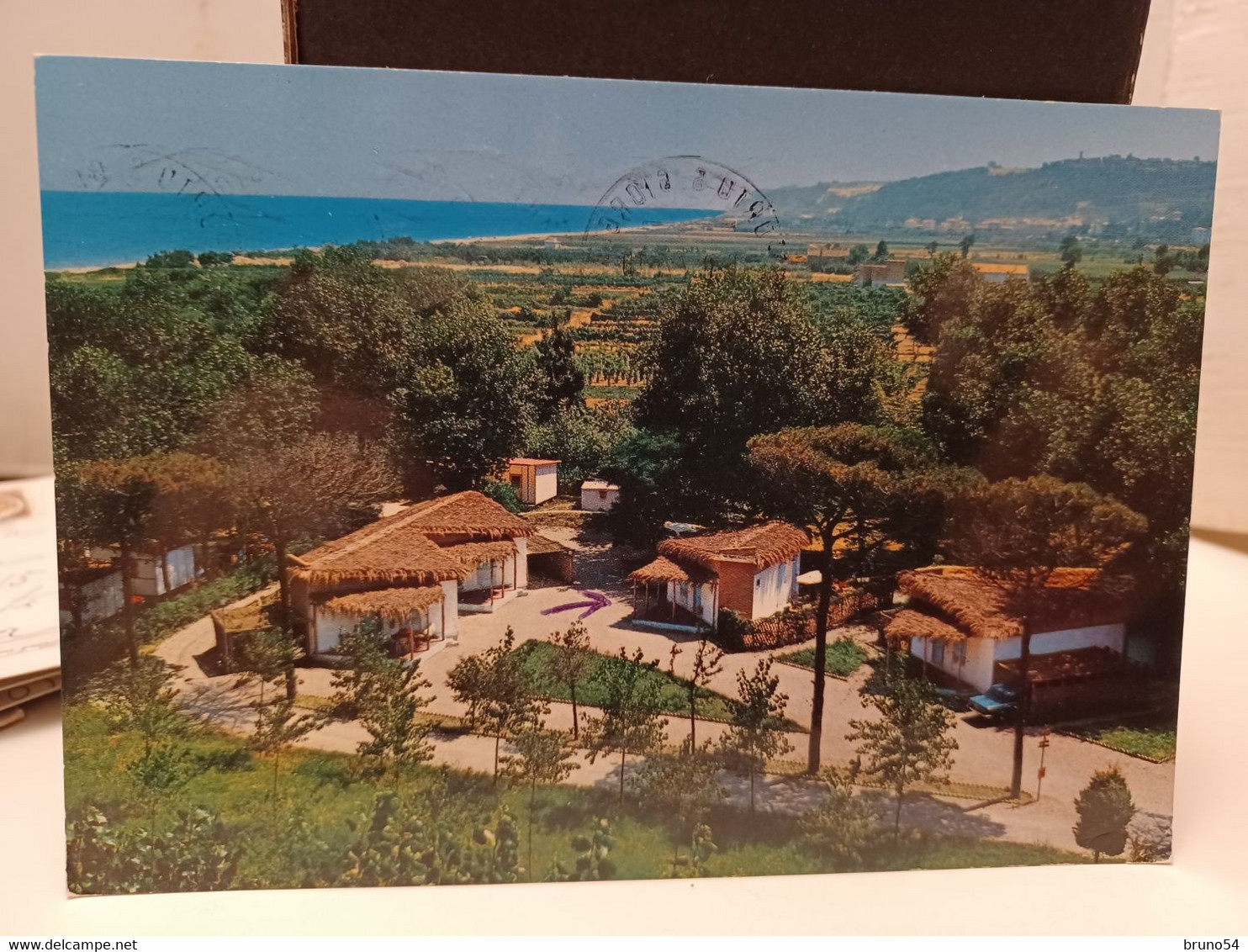 Cartolina Porto San Giorgio Prov Fermo Villaggio Turistico Galletti Anni 70 - Fermo
