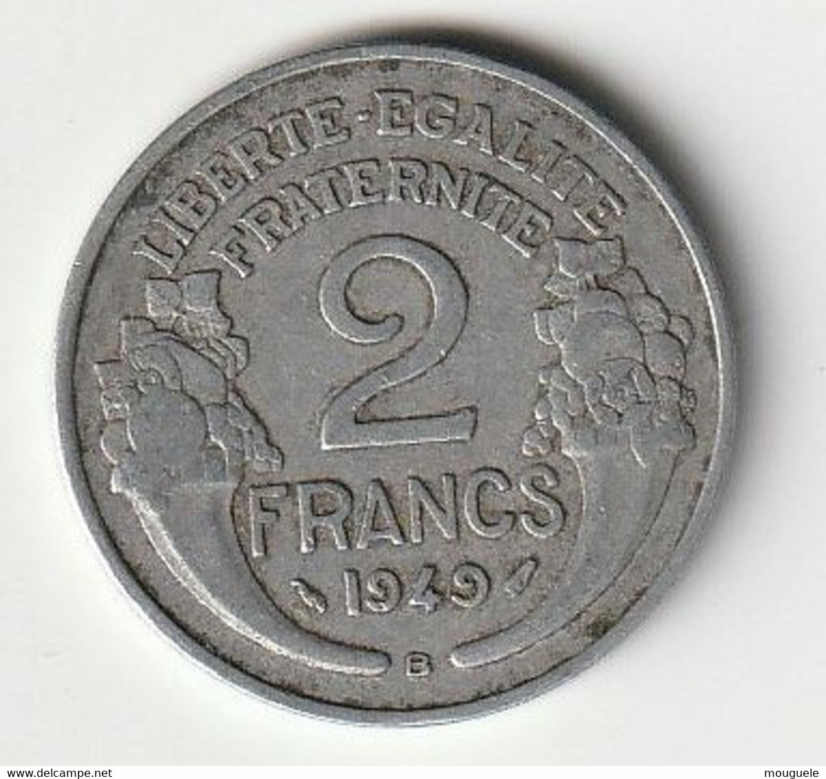 lot de 2 francs Morlon alu.1947+ 1947B+ 1945B+ 1948+ 1948B+ 1949+ 1949B+ 1950+ 1950B+ 1958+1959